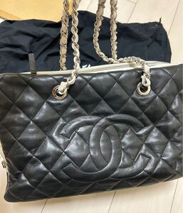 美品　CHANEL シャネル　 ココマーク　 マトラッセ　 ブラック　 ラムスキン　 チェーン バッグ　 ショルダーバッグ　直営店にて購入