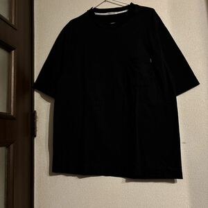 UNIVERSAL PRODUCTS Tシャツ 半袖 ブラック 2サイズ(M) 100%COTTON メンズ クルーネック