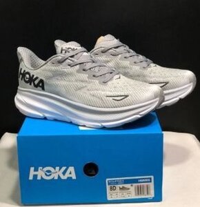 【在庫処分】HOKA ONE ONE Clifton 9 ランニングシューズ ブラック 25.5cm