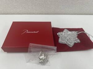 IY76634D Baccarat バカラ クリスタル CRYSTAL オーナメント ノエル Noel 2018 ピンズ 箱付 現状品