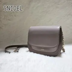 snidel チェーンショルダー ポシェット スナイデル バッグ ピンク