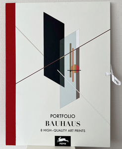 Pepinペピン 高級アートプリントセット ポートフォリオ Bauhausバウハウス ドイツ 複製画 版画 ポスター8点 AnniAlbers Laszlo moholy nagy