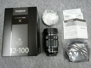 @【未使用品】 オリンパス M.ZUIKO DIGITAL ED 12-100mm F4.0 IS PRO ズームレンズ　交換レンズ