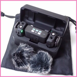 ★美品 DJI Mic ラベリアマイク AST01/トランスミッター/レシーバー/動作品/付属品あり&2000700003