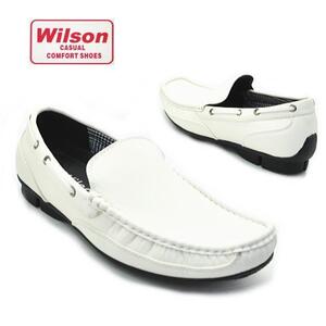 Wilson ウイルソン デッキシューズ//モカシン/Wh 255cm　No8801