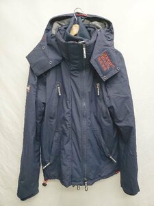 ◇ Superdry スーパードライ 長袖 ジャケット サイズM ネイビー メンズ P