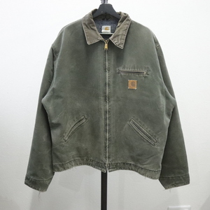 a41 2001年製 Carhartt カーハート デトロイトジャケット USA製■00s 表記XLサイズ MOS ダック 裏地ブランケット 古着 古着卸 激安 希少