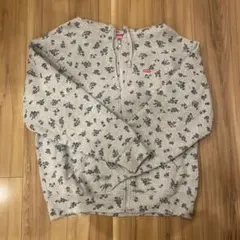 Supreme Small Box Zip Up Hooded flower M