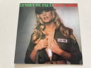 Lynsey De Paul - Love bomb (輸入盤)　リンジー・ディ・ポール