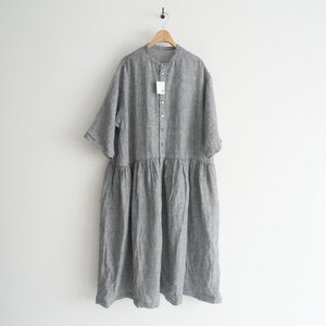 2022 / nest robe ネストローブ / リネンオールドクラシカルグレンチェック シャツワンピース / 01223-1247 / 2310-0555