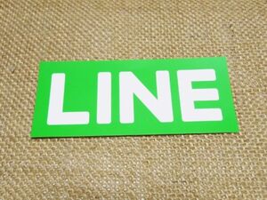 LINE 文字ロゴステッカー シール 中　マット