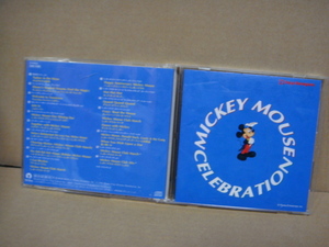 東京ディズニーランド　ミッキーマウス・セレブレーション Tokyo Disneyland Mickey Mouse Celebration CD