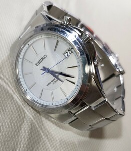 稼働品 SEIKO スピリット 定価43,200円 電波ソーラー腕時計 SBTM089 メンズ腕時計