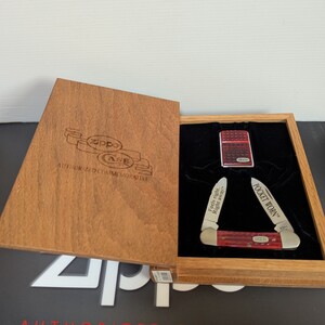 Zippo POCKET WORN ジッポ&CASE社 ナイフセット レッドボーン 世界限定1500個 No336 ジッポー 1999年 