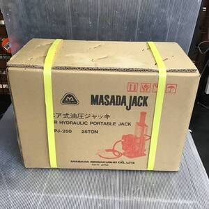 【未使用品】マサダ エアーポータブルジャッキ APJ-250 25t