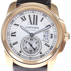 カルティエ CARTIER W7100009 カリブル ドゥ カルティエ K18PG 自動巻き メンズ _835059