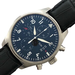 インターナショナルウォッチカンパニー IWC パイロットウォッチ クロノグラフ IW377701 SSステンレススチール 腕時計 メンズ 中古