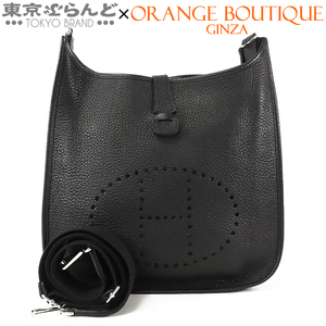 101768204 エルメス HERMES エヴリン 3 GM □L刻印 ブラック 黒 シルバー金具 トリヨン ショルダーバッグ レディース