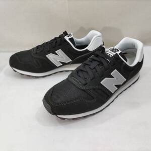 新品即決 送料無料 23.5cm newbalance ML 373 KB2 Dワイズ レディーススニーカー ブラック 