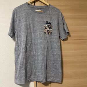 ロイヤル　ポケットTシャツ　L グレー