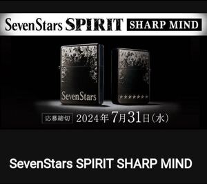 zippo Seven Stars SPIRIT SHARP MIND セブンスター 1935レプリカ 2023年製 限定品 七連星 外ヒンジ 懸賞当選品 特殊加工品 両面刻印