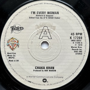 【試聴 7inch】Chaka Khan / I