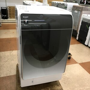 ■●【同梱不可】【らくらくC】中古品 SHARP シャープ ES-X11A-SR ドラム式電気洗濯乾燥機 11kg/6kg クリスタルシルバー 右開き 2023年製