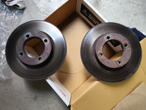 スターレット KP61　トヨタ 純正 フロント ローター フロント用　純正品　外径205mm 研磨後の使用少