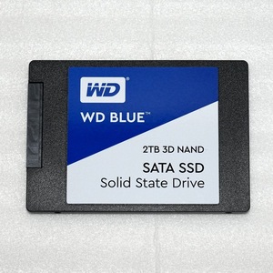 Western Digital　WD Blue　WDS200T2B0A (2.5 SATA SSD、2TB、92%、89706GB、7037時間)