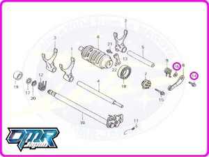 【新品】 ボルト＆ワッシャー (ドラムストッパー部) NSR250R MC16 MC18 MC21 MC28 90417-360-000 90023-041-010