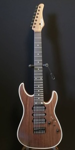 送料込み!即決!美品!SCHECTER NV-7-24-MH-FXD/RNT/E ローズウッドTOP 7弦ギター SPOT 限定生産モデル HIPSHOT シェクター