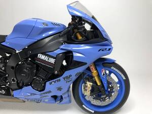 完成品!! 鈴鹿8耐 2019年 TECH21仕様 タミヤ1/12 YZF-R1M 完成品!!