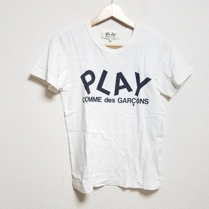 プレイコムデギャルソン PLAY COMMEdesGARCONS 半袖Tシャツ サイズS - 白×黒 レディース クルーネック AD2003 トップス