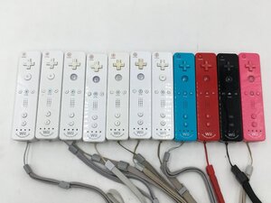 ♪▲【Nintendo ニンテンドー】Wiiリモコンプラス 11点セット RVL-036 まとめ売り 0117 6