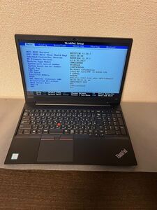 Lenovo型番 Thinkpad E590CPU Intel Core……‥ i5-8265U CPU1.60GHzメモリ 4GB