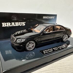 ミ-8 Minichamps ミニチャンプス BRABUS 850 S63-2015 S-CLASS 447of650 pcs FIRST CLASS COLLECTION Limited Edition ミニカー 完成品