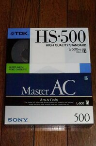 0614こ6■生テープ■ベータ2本【SONY/MasterAC/L-500/TDK/HS500】ソニー/ビデオカセット【ゆ60】