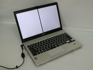 ジャンク品 ノートPC 13.3型ワイド FUJITSU LIFEBOOK S935/K FMVS03004 Core i5第5世代 メモリ2GB HDD無 USB 3.0対応 起動確認済 代引き可