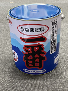 うなぎ一番　青　4kg　ヘコミ缶　日本ペイント　C-4
