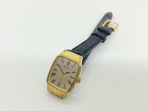 SEIKO　セイコー　腕時計　不動　ゴールド×ブラック　レザー　　☆ｃ２５４