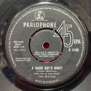 ◆1円開始!◆UKorg7”s!◆THE BEATLES◆A HARD DAY