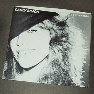 CARLY SIMON Vengeance カナダ盤シングルPR Elektra 1979