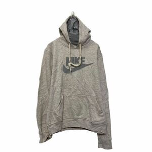 NIKE ロゴ スウェット パーカー ナイキ XXL ライトベージュ ビックサイズ 古着卸 アメリカ仕入 a606-5979