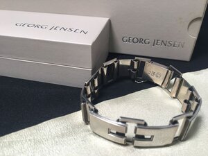 【GEORG JENSEN】ジョージジェンセン ブレスレット 74 シルバー 925 S 銀製 重量44.9g ヴィンテージ デンマーク