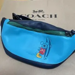 新品未使用　COACH コーチ ディズニー　ミッキー　バッグ