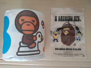 A BATHING APE ストラップ 武藤敬司　NIGO BAPESTAプロレスリング　ノベリティグッズ　ベビーマイロ　TOILETペーパー　ノベリティグッズ