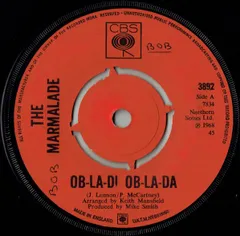 英7" Marmalade Ob-La-Di Ob-La-Da 3892 CBS /00080