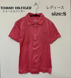 TOMMY HILFIGER トミーヒルフィガー ポロシャツ S ピンク