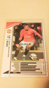 ☆WCCF2008-2009☆08-09☆122☆白☆ナニ☆マンチェスター・ユナイテッド☆Nani☆Manchester United☆