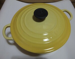 値上げ前　Le Creuset セット ル・クルーゼ　シトロン ココット・ロンド(鍋)20cm　黄色　おまけ付　